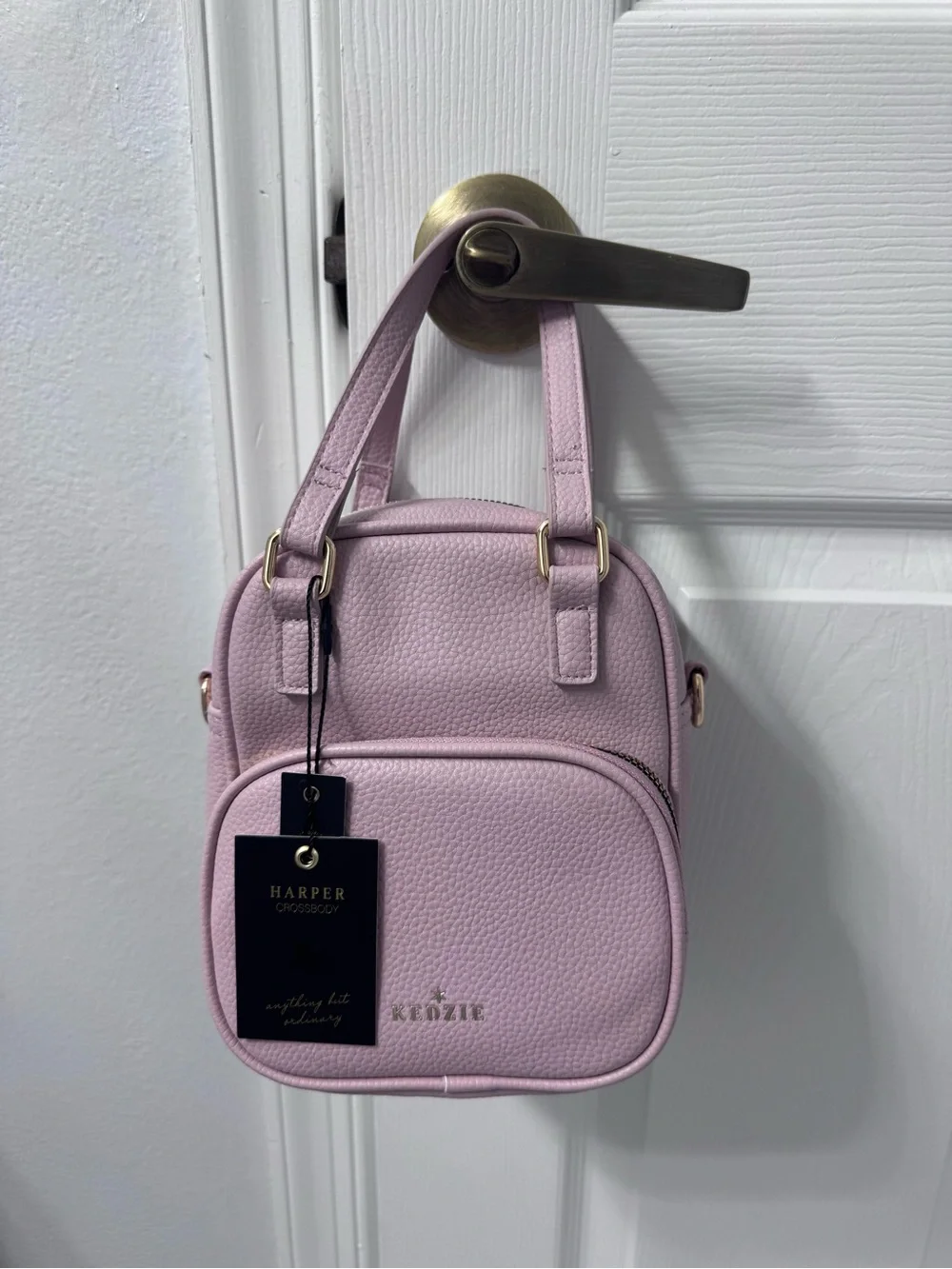 Blush Pink Crossbody Bag/Purse!